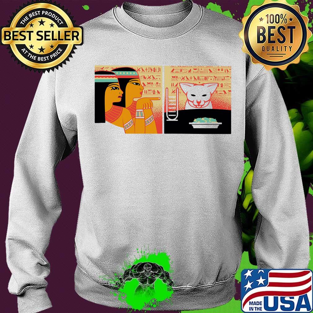 Ancient egypt cat eating rice s Sweater Ancient egypt cat eating rice s Sweater