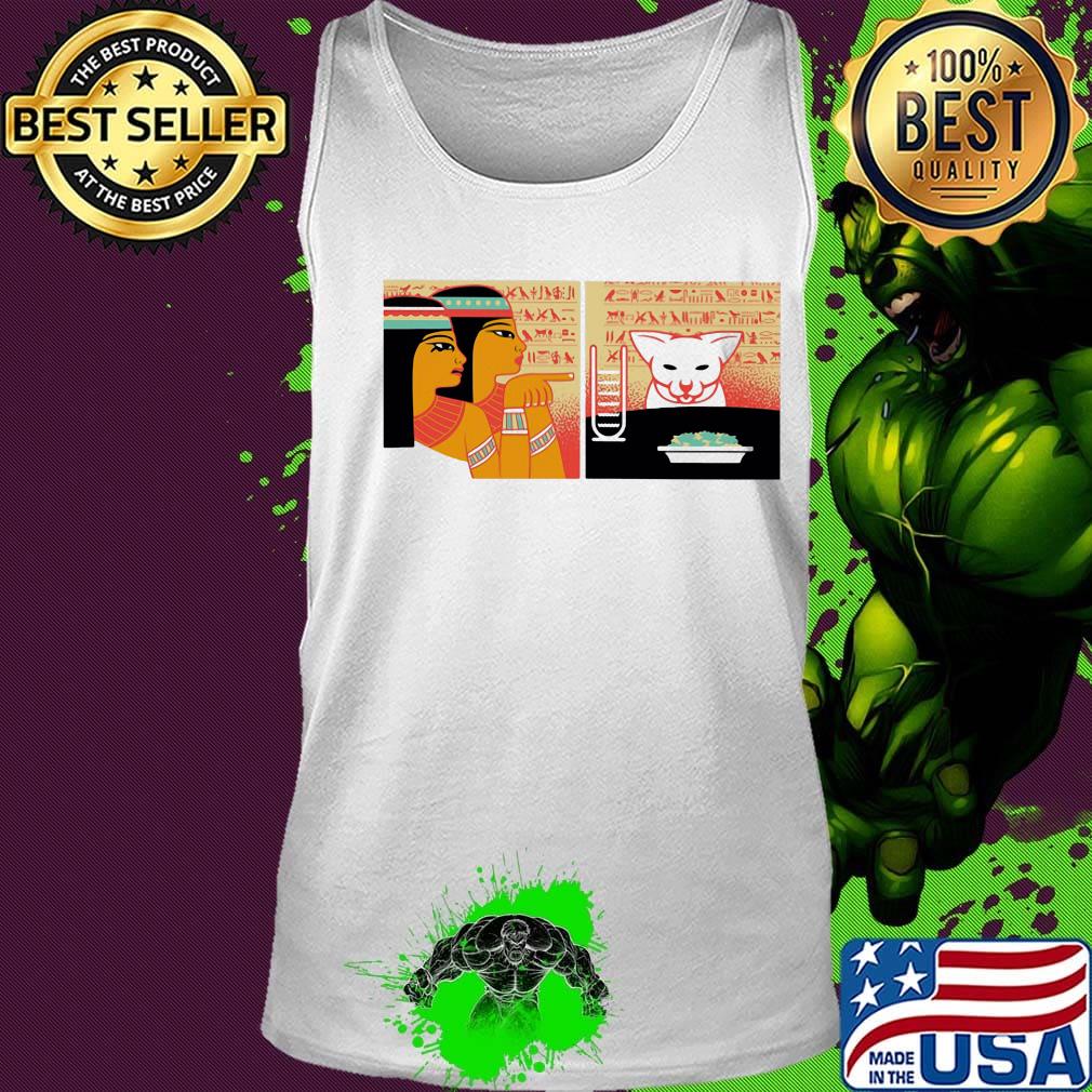 Ancient egypt cat eating rice s Tank top Ancient egypt cat eating rice s Tank top