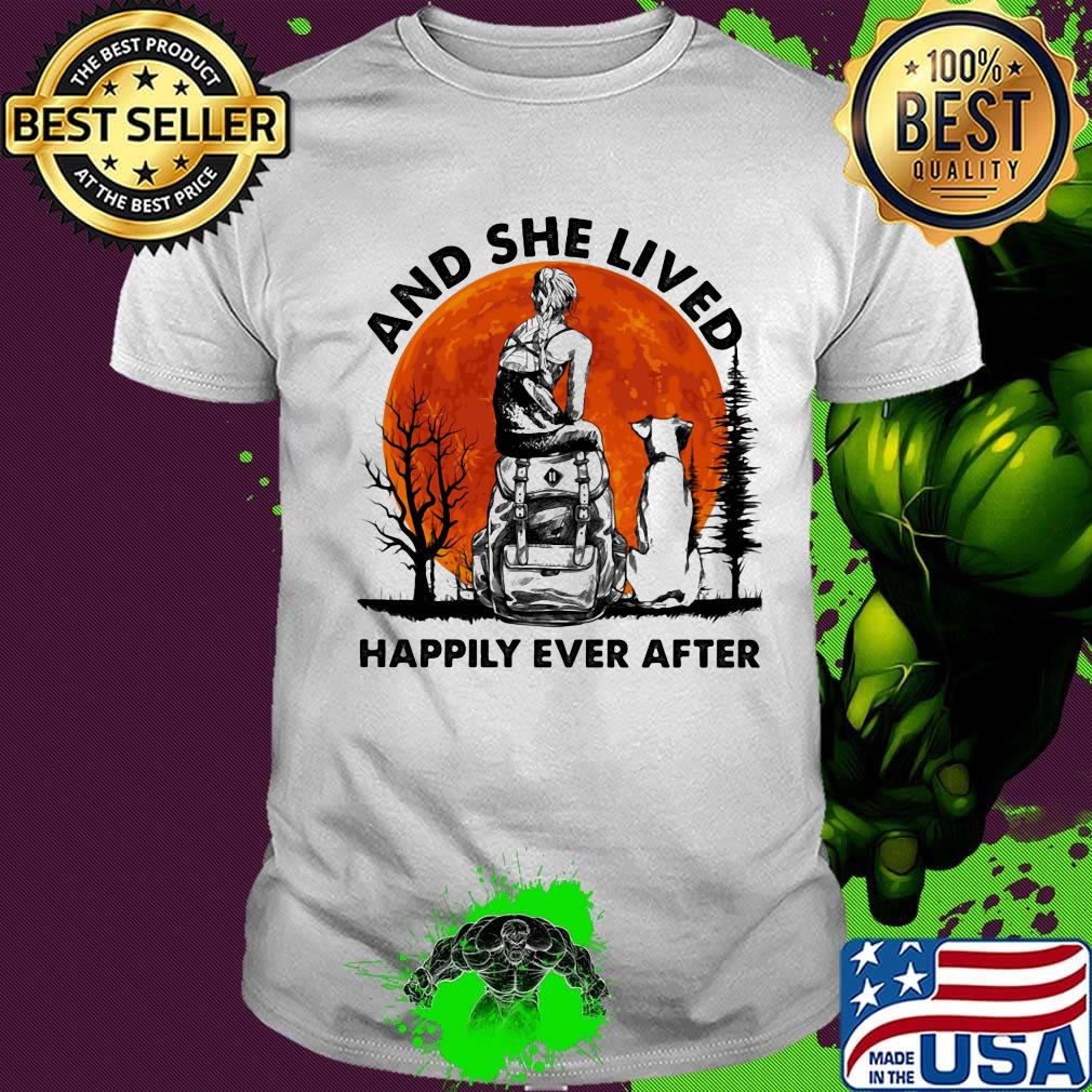 And she lived happily ever after moon blood shirt