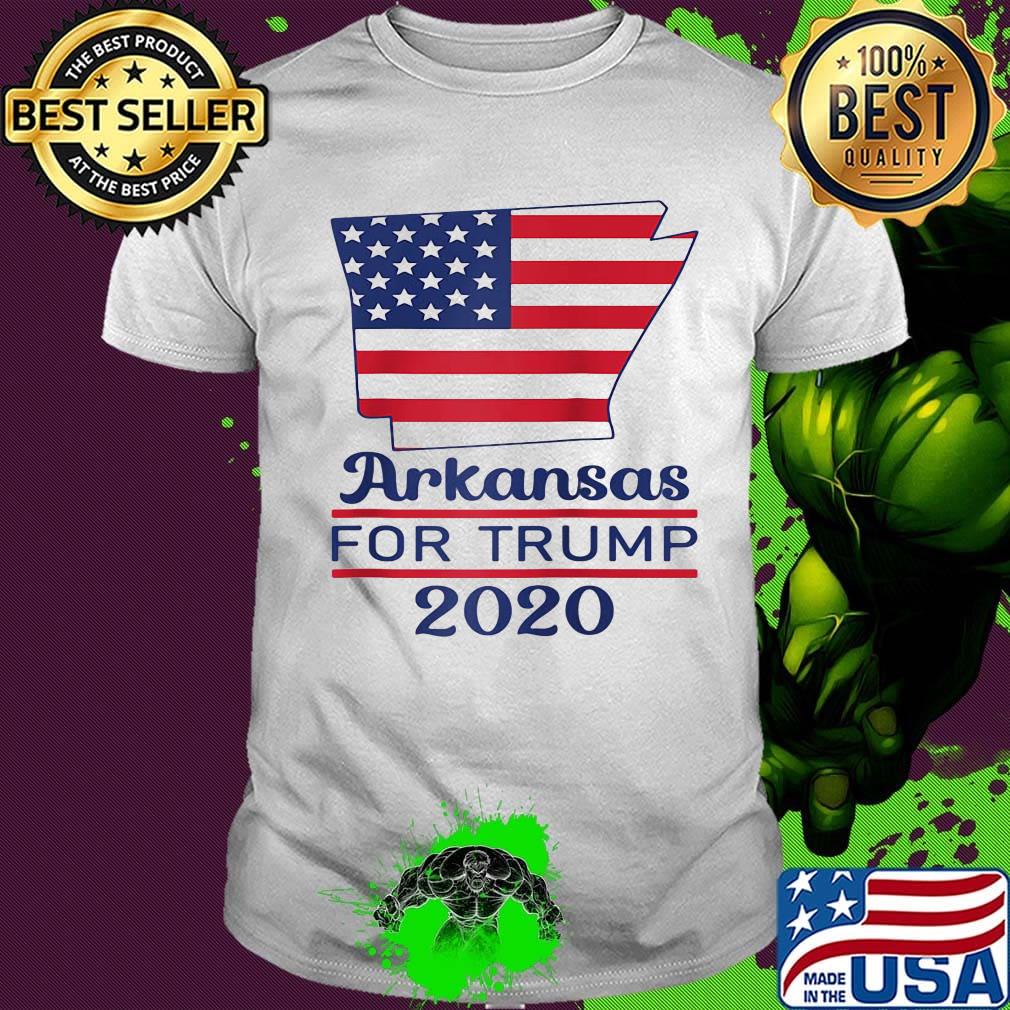 Arkansas for donald trump 2020 flag shirt