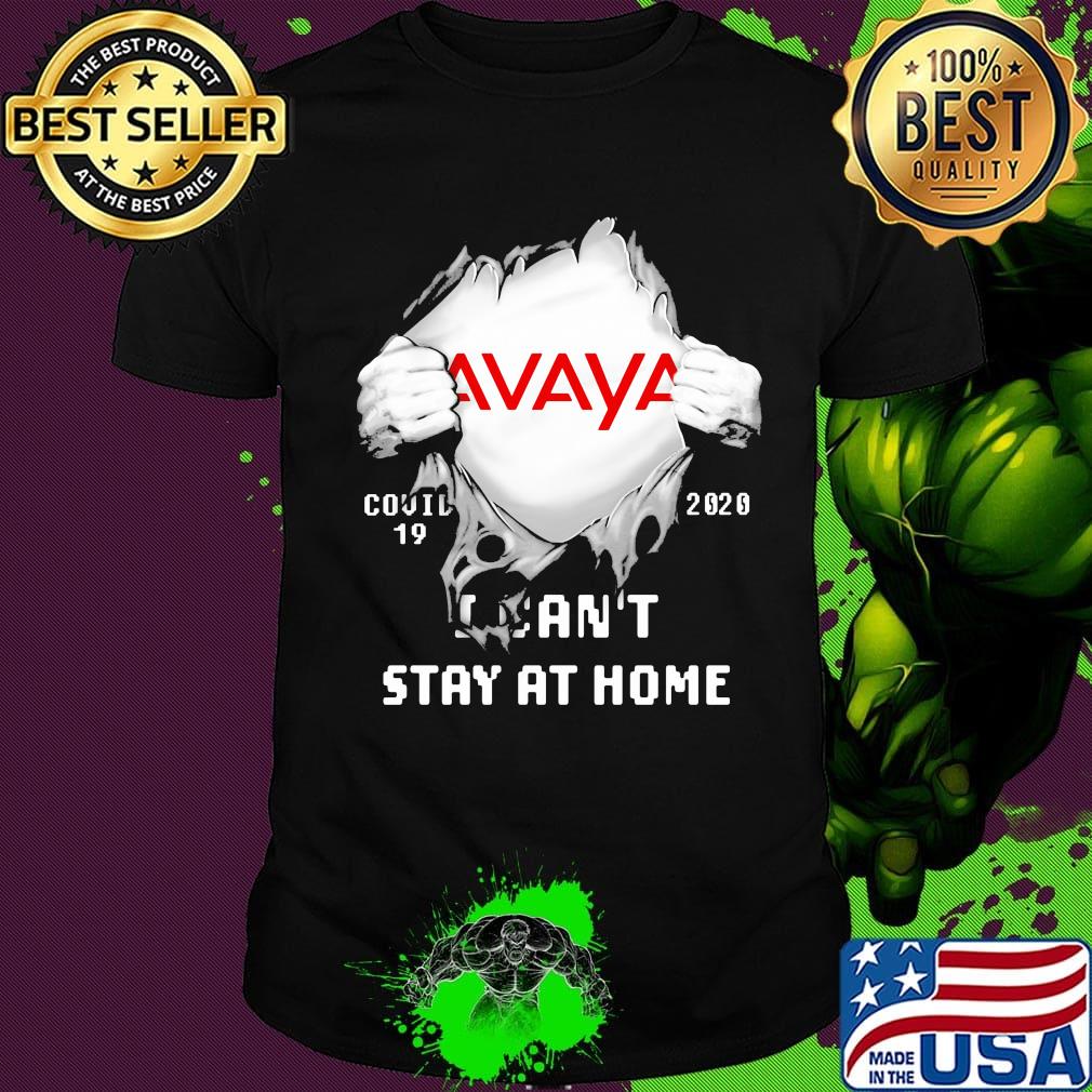 Avaya I can't stay at home Covid-19 2020 superman shirt