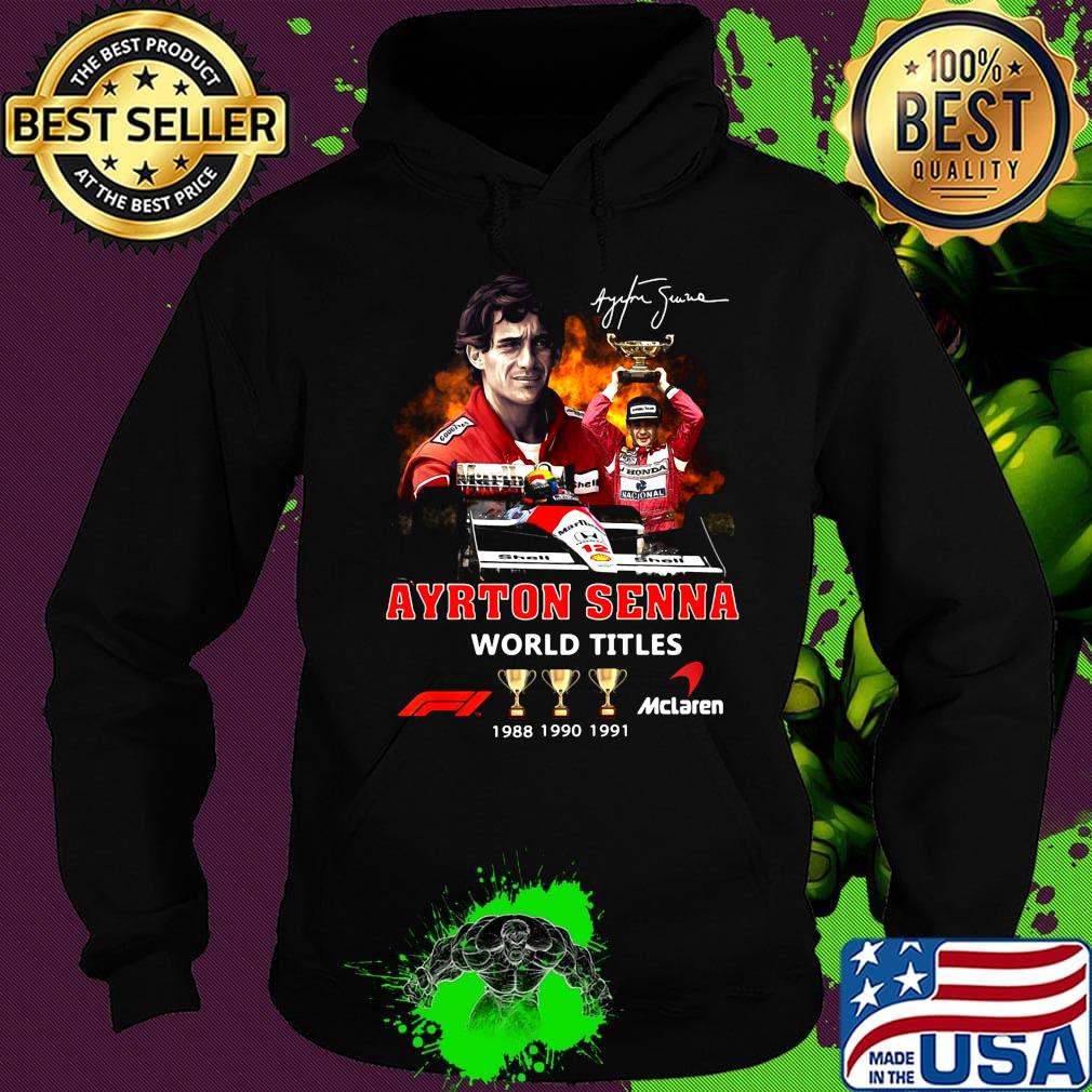 Ayrton senna world titles champions signature s Hoodie Ayrton senna world titles champions signature s Hoodie