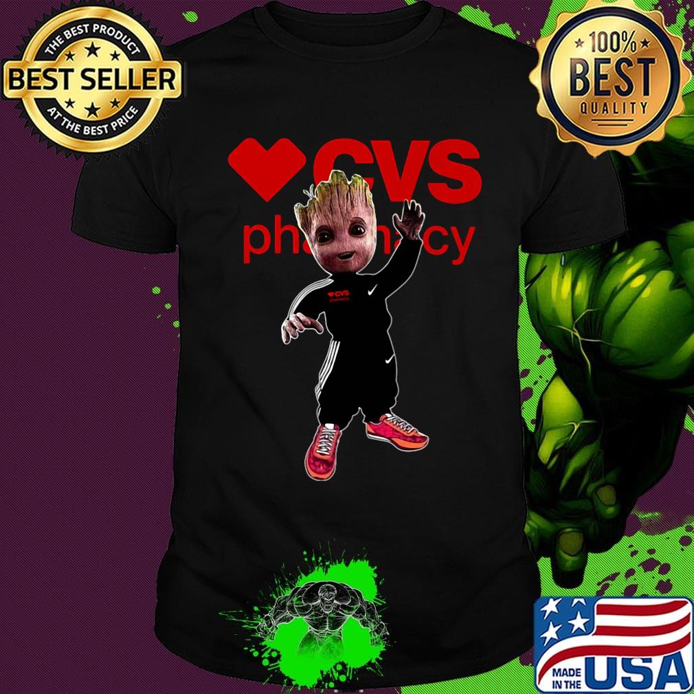 Baby groot cvs pharmacy logo shirt