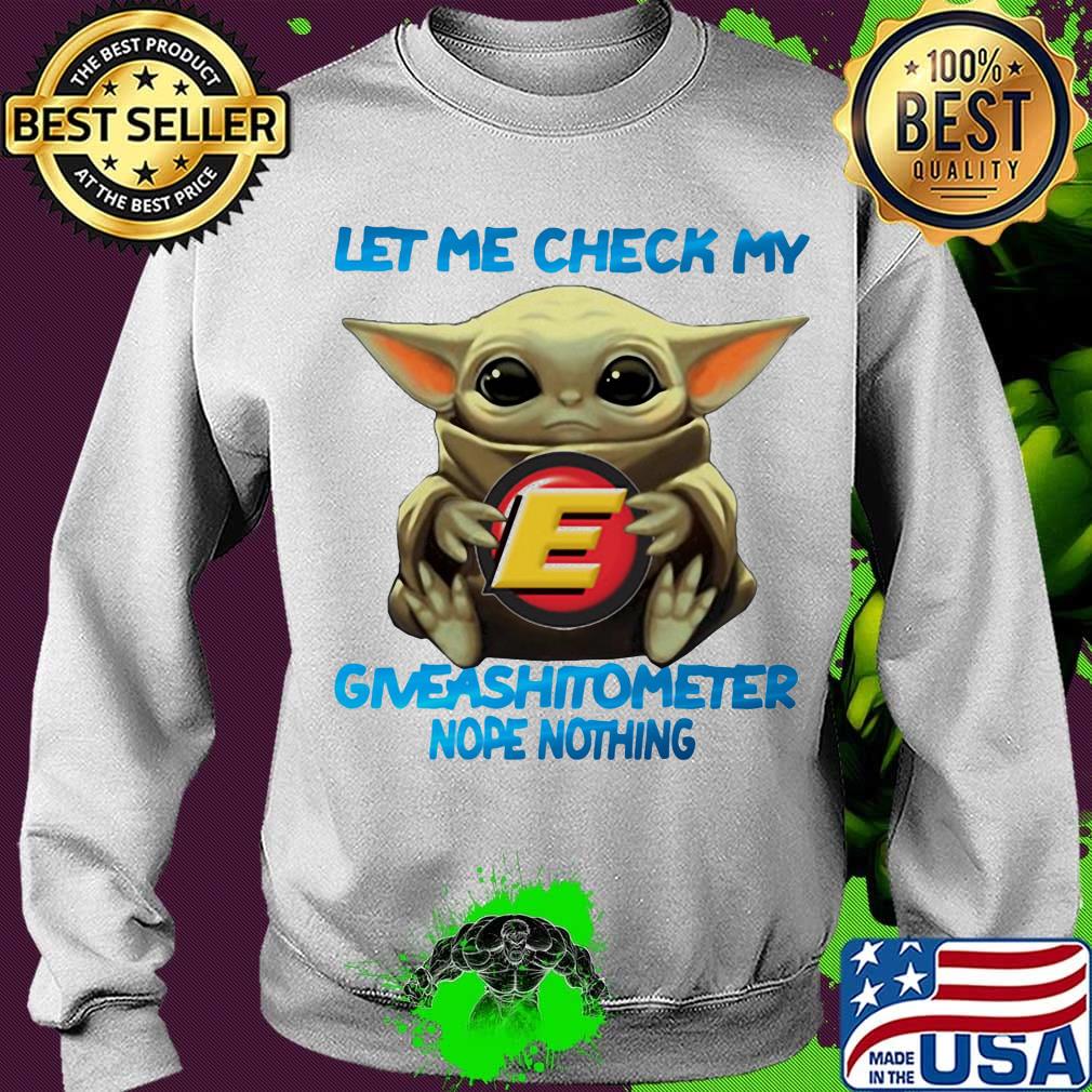 Baby yoda hug electric let me check my giveashitometer nope nothing s Sweater Baby yoda hug electric let me check my giveashitometer nope nothing s Sweater