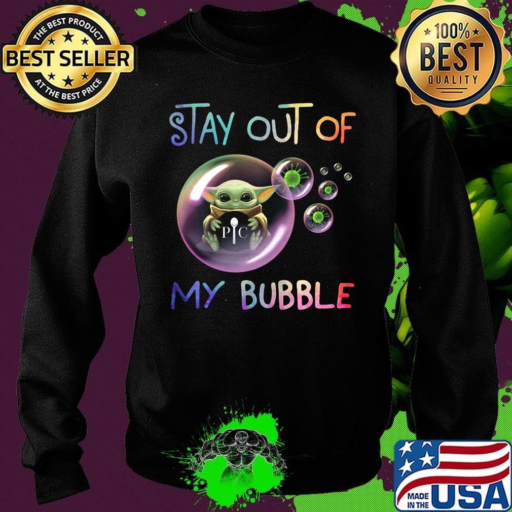 Baby yoda hug pic stay out of my bubble covid-19 s Sweater Baby yoda hug pic stay out of my bubble covid-19 s Sweater