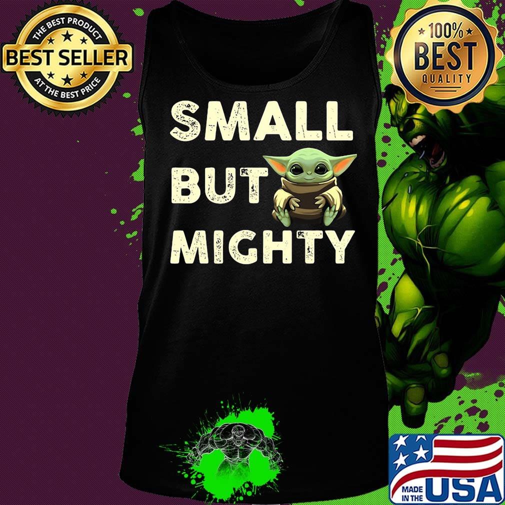 Baby yoda small but mighty black s Tank top Baby yoda small but mighty black s Tank top