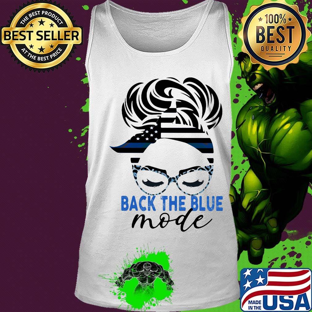 Back The Blue Mode Woman Independence Day Shirt Tank top Back The Blue Mode Woman Independence Day Shirt Tank top