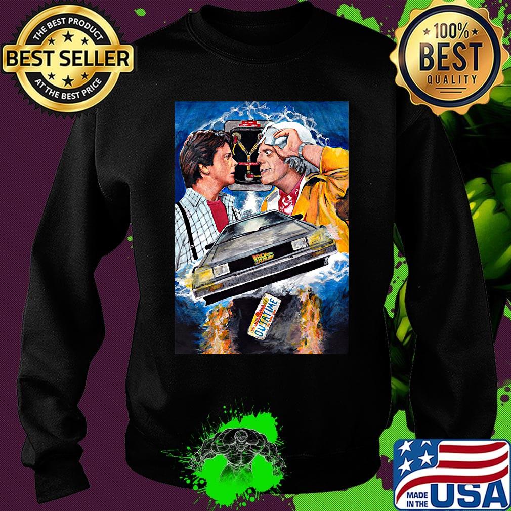 Back to the future movie outa time machine art s Sweater Back to the future movie outa time machine art s Sweater