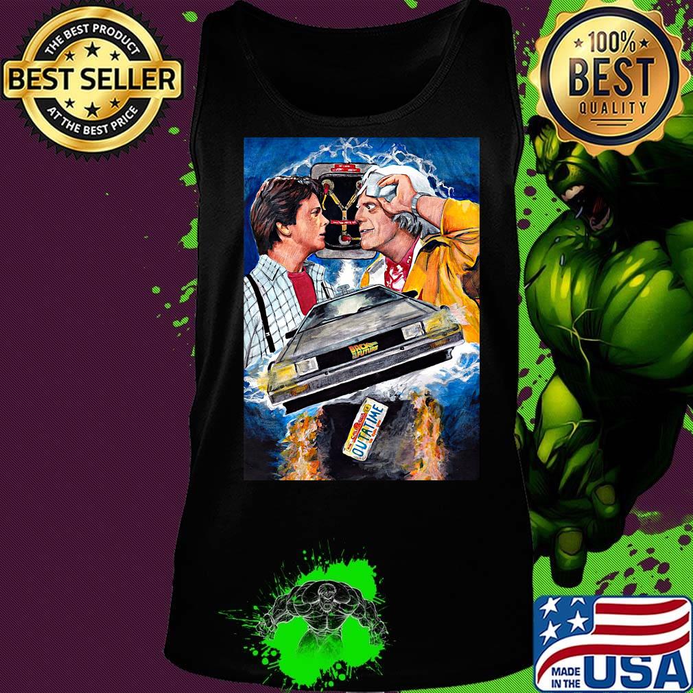 Back to the future movie outa time machine art s Tank top Back to the future movie outa time machine art s Tank top