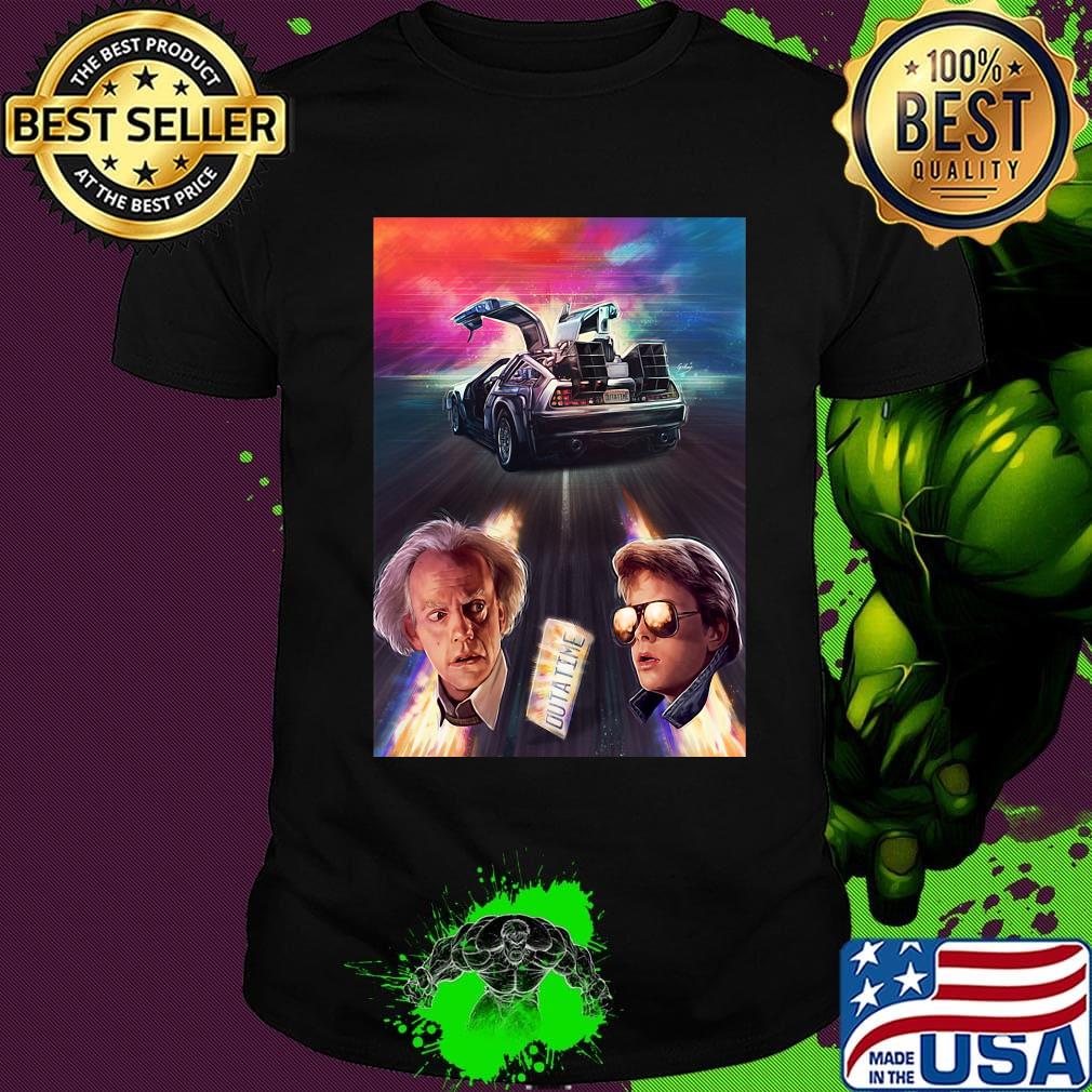 Back to the future movie outa time shirt