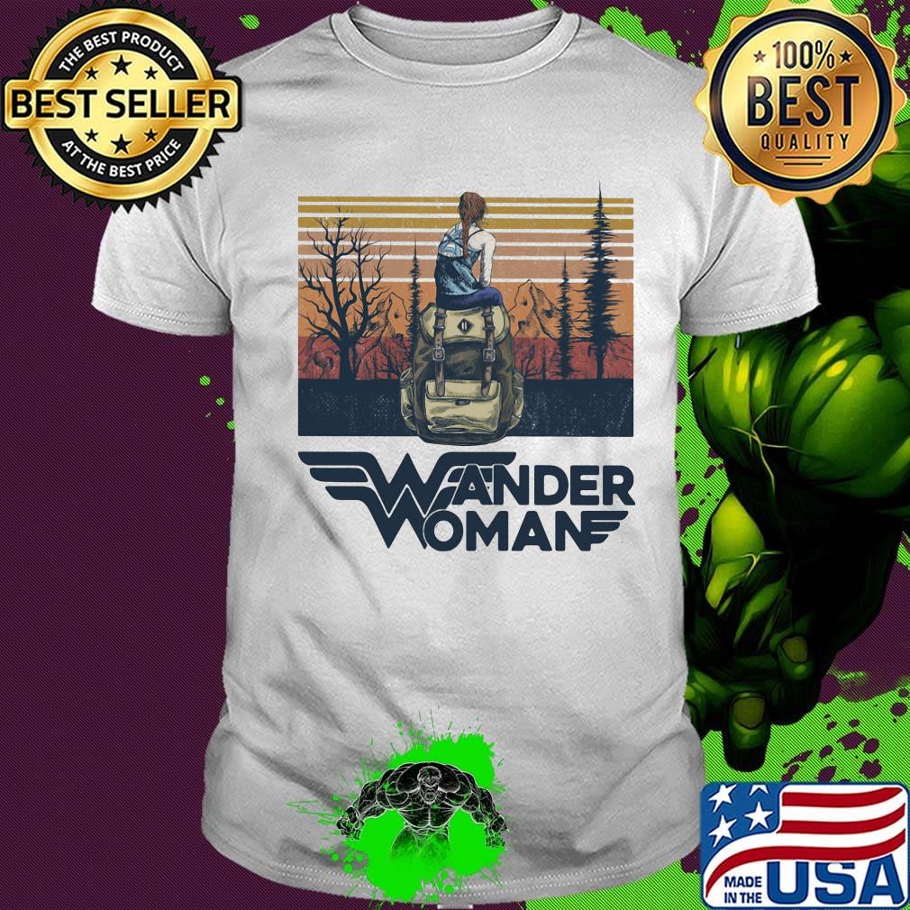 Bag wander woman vintage retro shirt