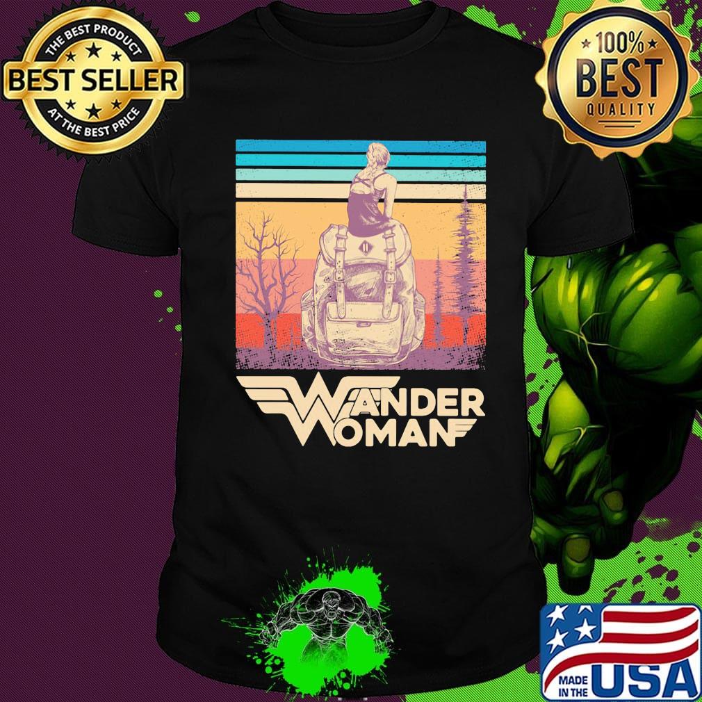 Bag wonder woman vintage retro shirt