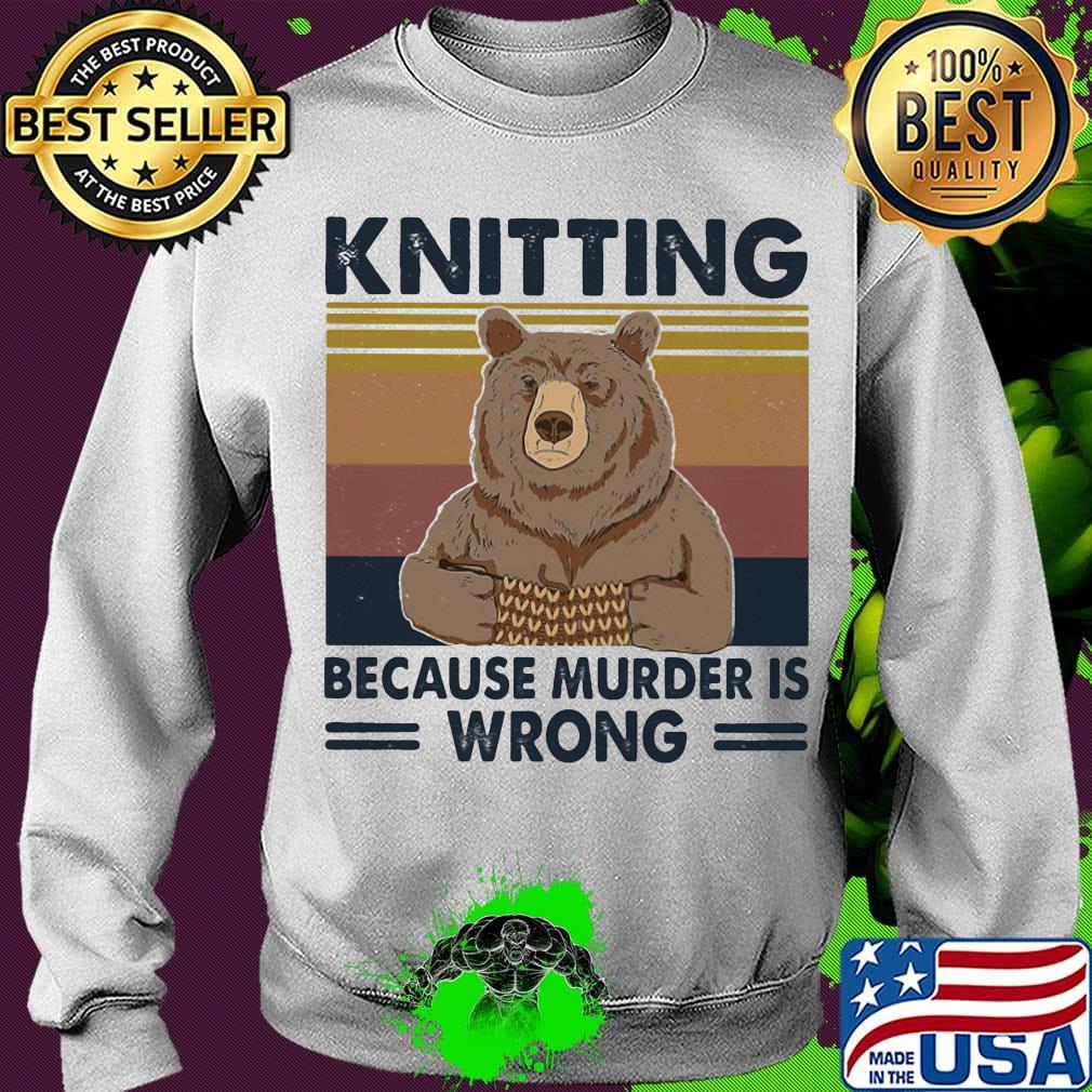 Bear Too many people not enough beer Vintage retro s Sweater Bear Too many people not enough beer Vintage retro s Sweater