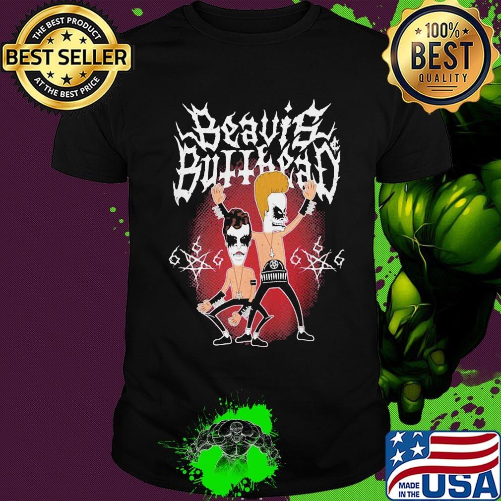 Beavis and butthead rock band shirt