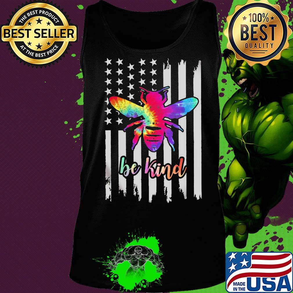 Bee American Flag Be kind s Tank top Bee American Flag Be kind s Tank top