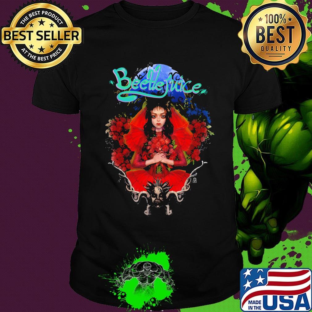 Beetlejuice lydia deetz winona ryder flowers shirt