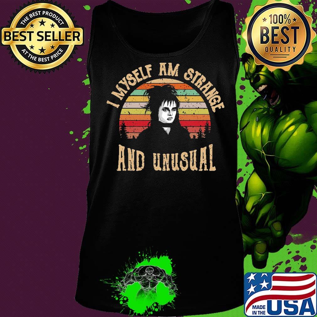 Beetlejuice lydia deetz winona ryder i myself am strange and unusual vintage retro s Tank top Beetlejuice lydia deetz winona ryder i myself am strange and unusual vintage retro s Tank top