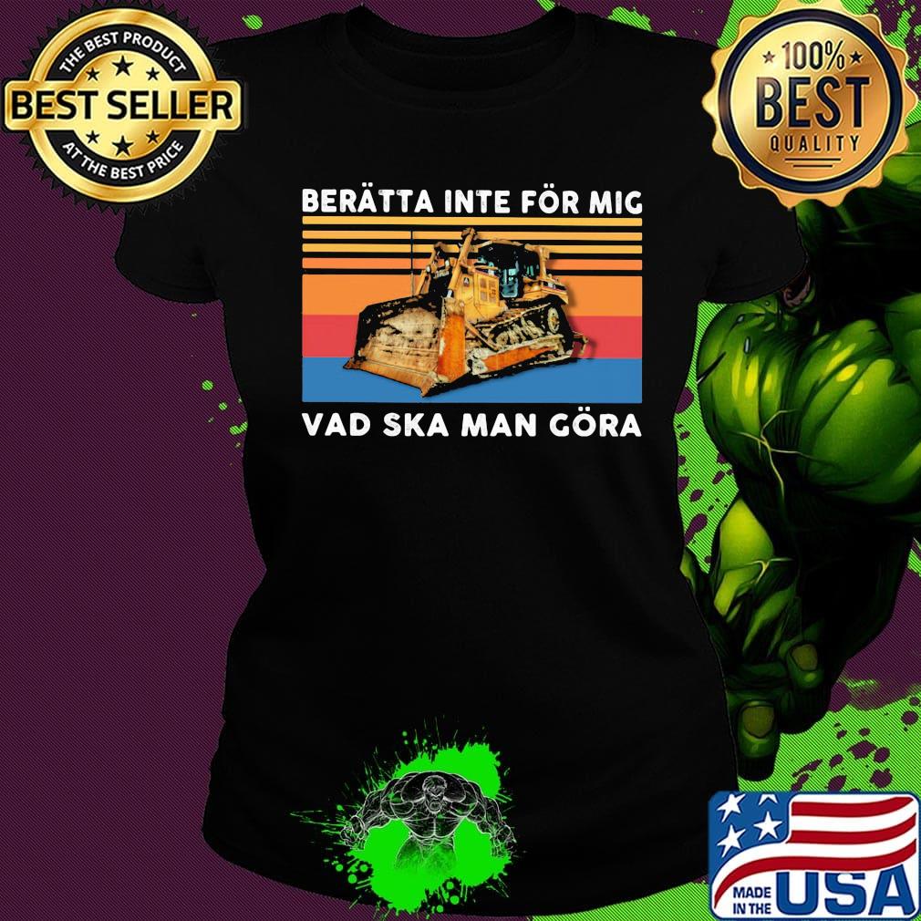 Beratta inte for mig vad ska man gora vintage retro s Ladies tee Beratta inte for mig vad ska man gora vintage retro s Ladies tee