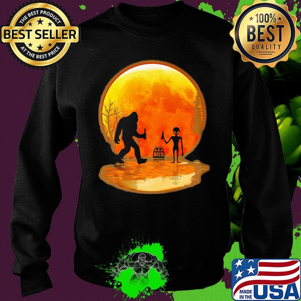 Bigfoot drink beer alien moon blood s Sweater Bigfoot drink beer alien moon blood s Sweater