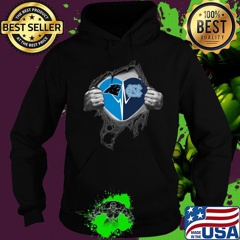 Blood insides carolina panthers and north carolina heartbeat s Hoodie Blood insides carolina panthers and north carolina heartbeat s Hoodie