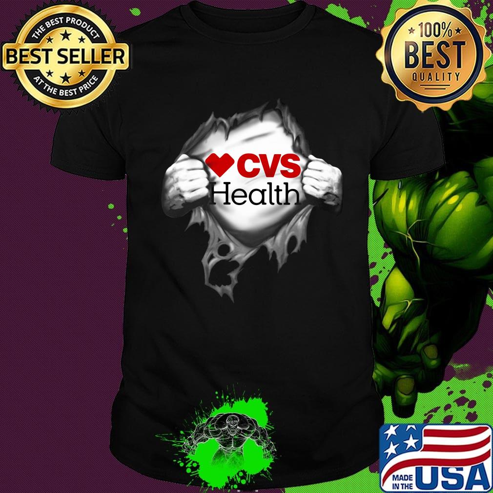 Blood insides cvs health shirt