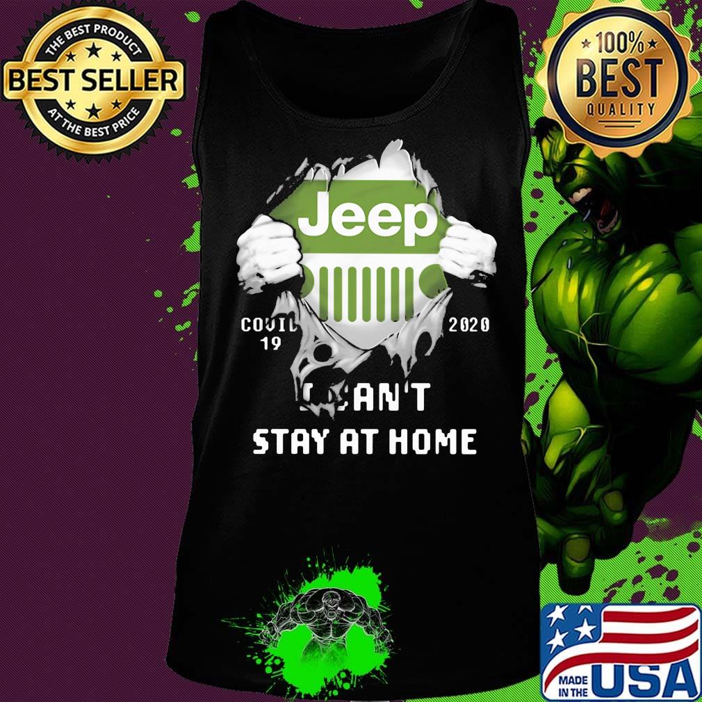 Blood insides jeep logo covid-19 2020 i can't stay at home s Tank top Blood insides jeep logo covid-19 2020 i can't stay at home s Tank top