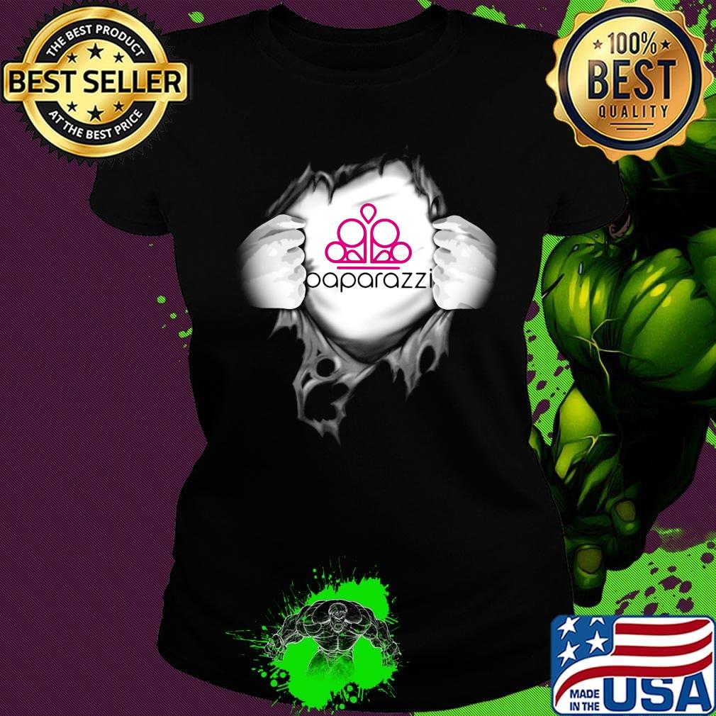Blood insides paparazzi logo s Ladies tee Blood insides paparazzi logo s Ladies tee