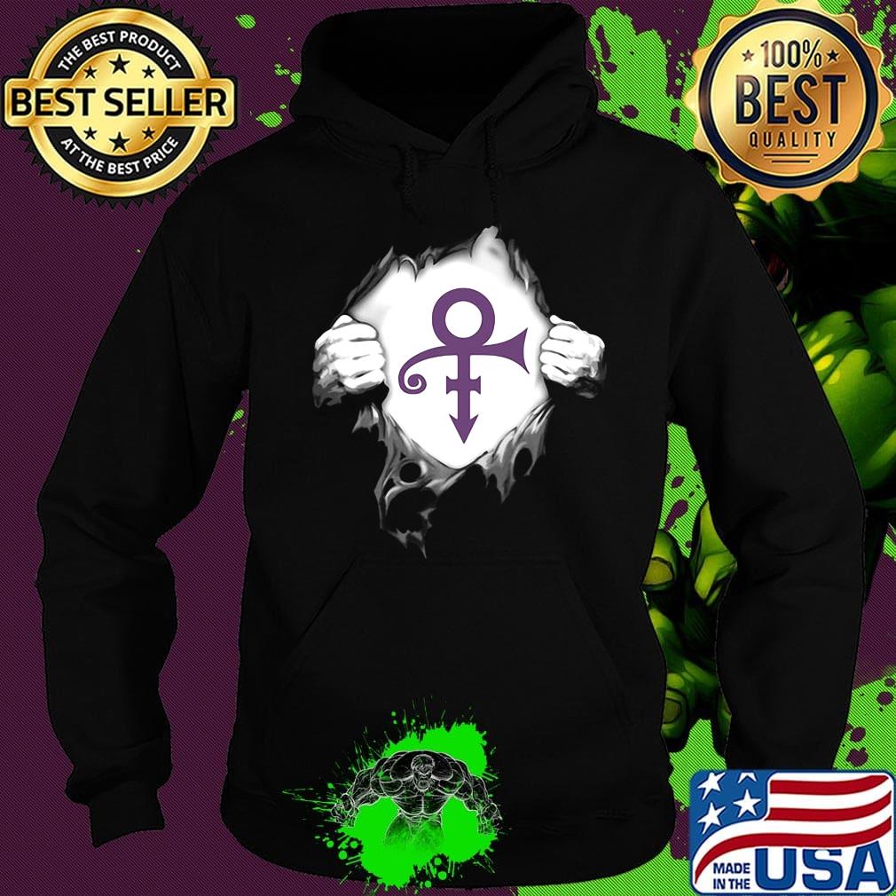 Blood insides prince logo s Hoodie Blood insides prince logo s Hoodie
