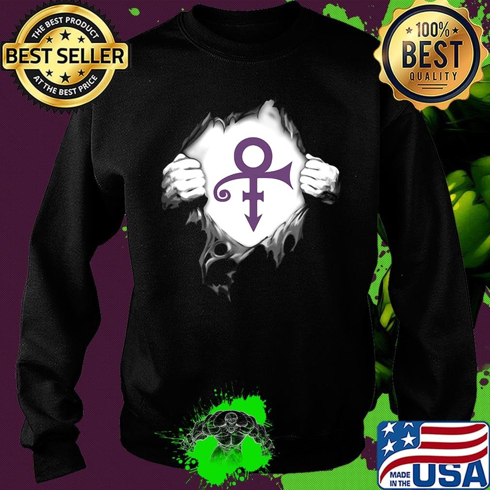 Blood insides prince logo s Sweater Blood insides prince logo s Sweater