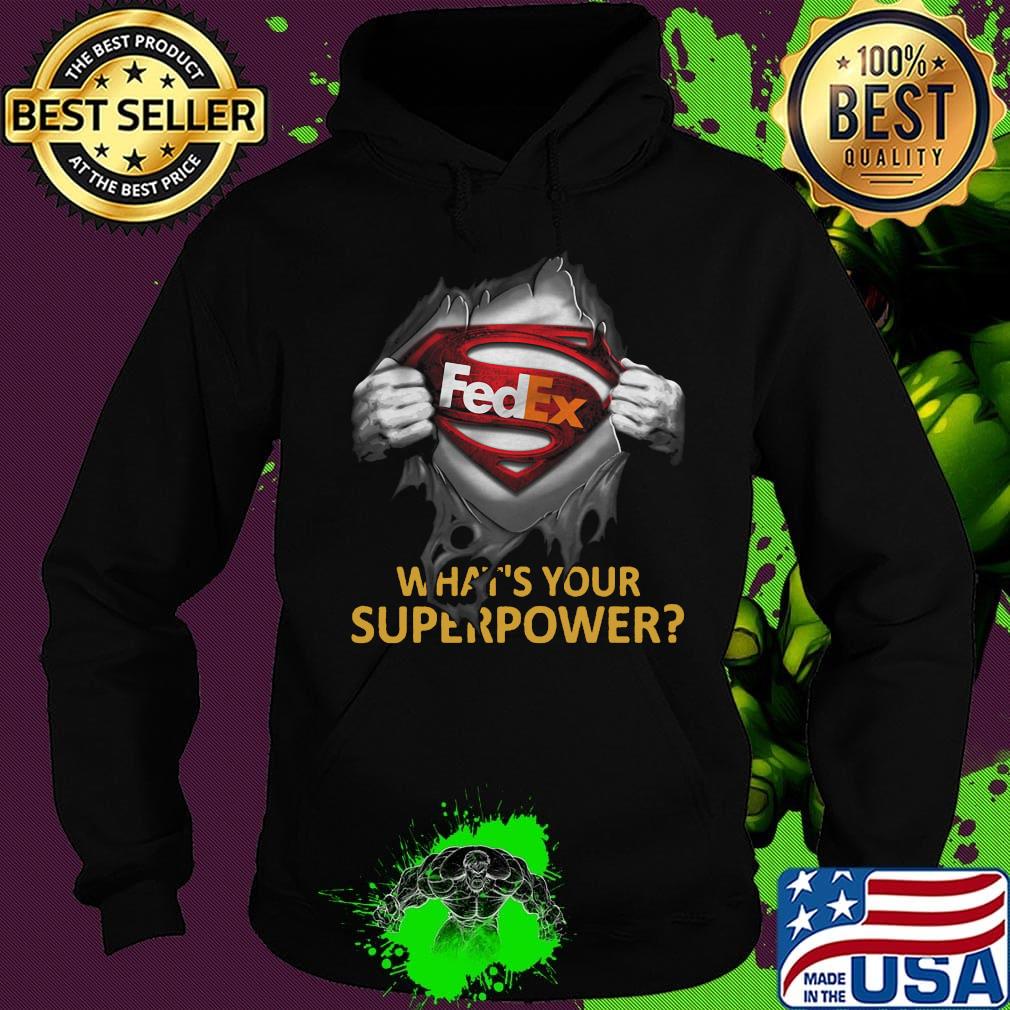 Blood insides superman fedex what's your superpower s Hoodie Blood insides superman fedex what's your superpower s Hoodie