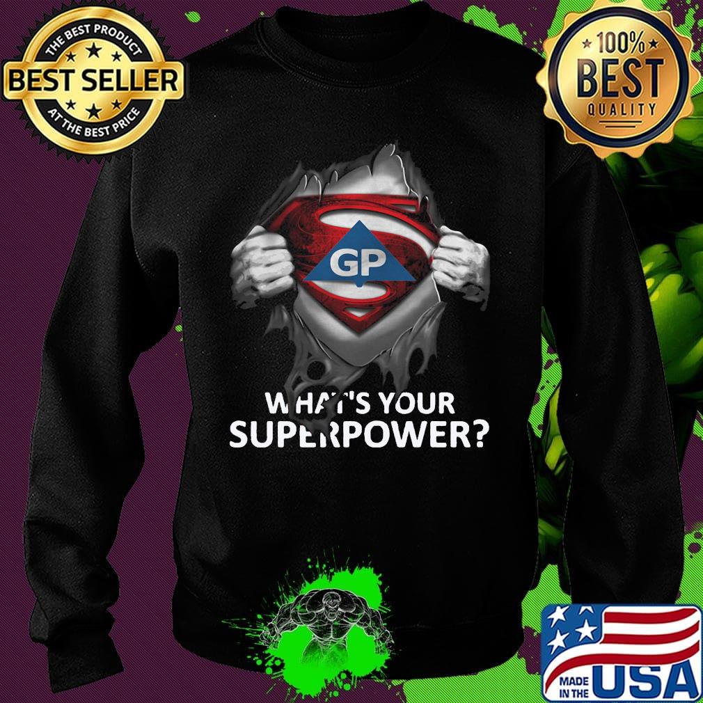 Blood insides superman gp what's your superpower s Sweater Blood insides superman gp what's your superpower s Sweater