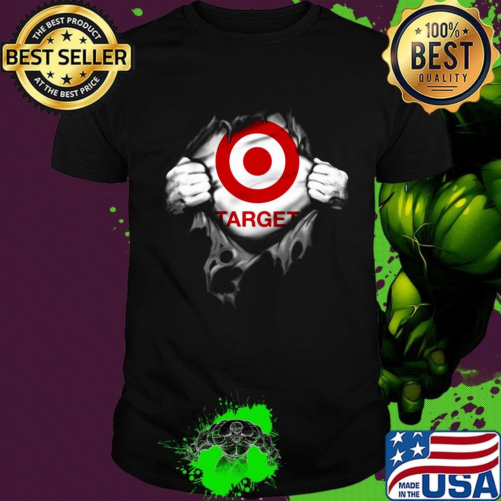 Blood insides target logo shirt