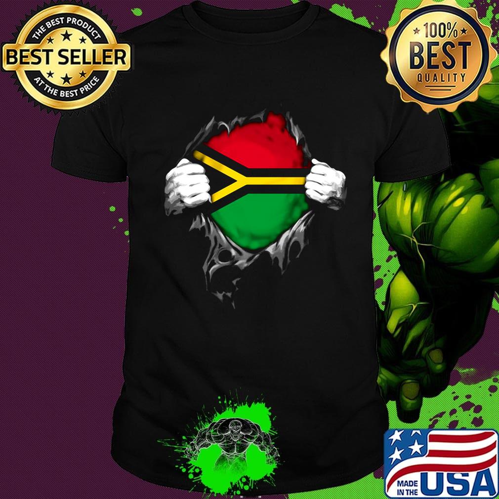 Blood insides uruguay flag shirt