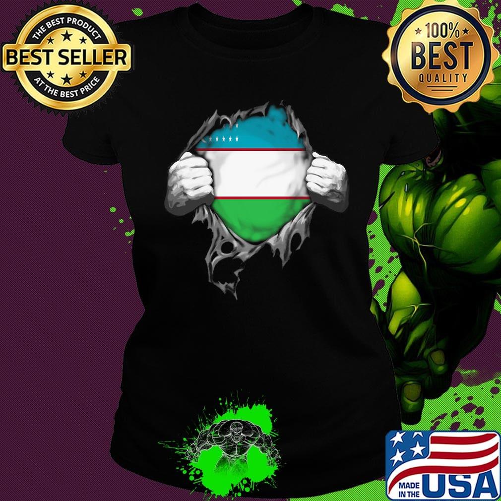 Blood insides uzbekistan flag s Ladies tee Blood insides uzbekistan flag s Ladies tee
