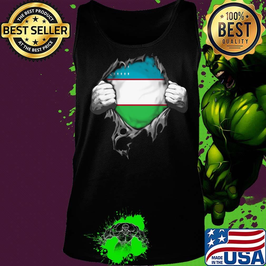 Blood insides uzbekistan flag s Tank top Blood insides uzbekistan flag s Tank top