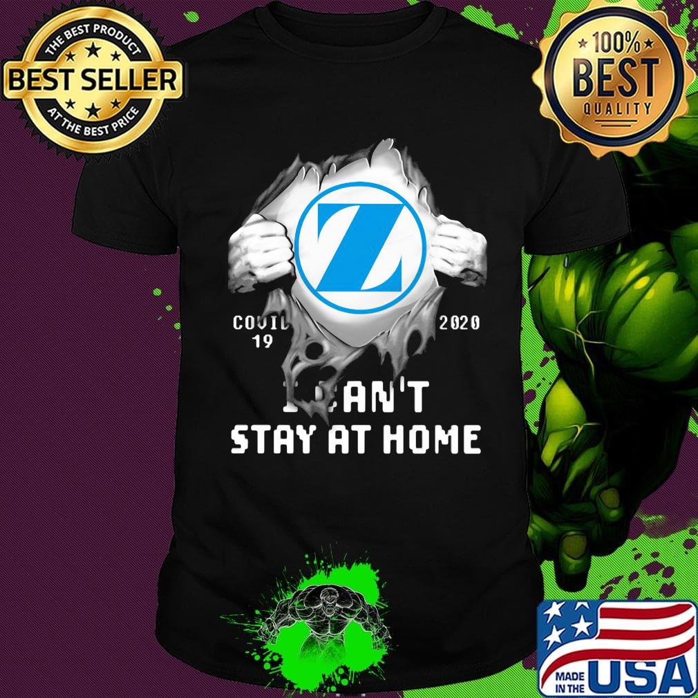 Blood insides zimmer biomet covid-19 2020 i can't stay at home shirt