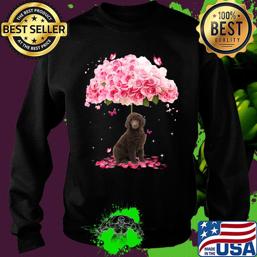 Brown dog standing under the big rose s Sweater Brown dog standing under the big rose s Sweater