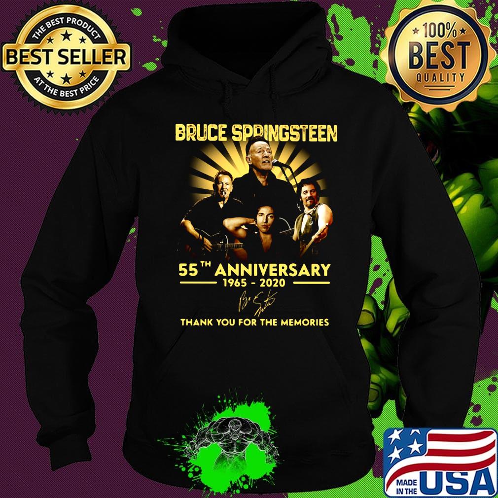 Bruce Springsteen 55th anniversary 1965-2020 thank you for the memories signature s Hoodie Bruce Springsteen 55th anniversary 1965-2020 thank you for the memories signature s Hoodie