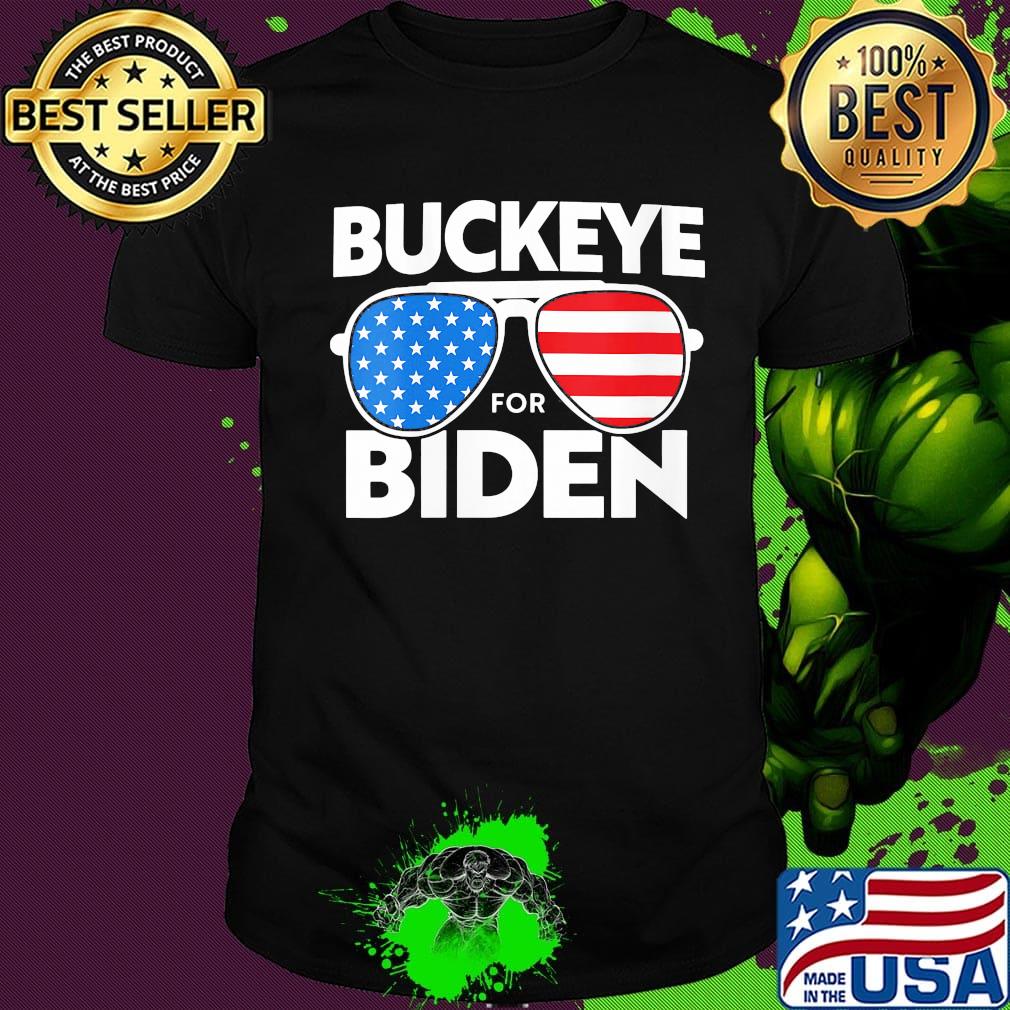 Buckeye for biden american flag independence day shirt