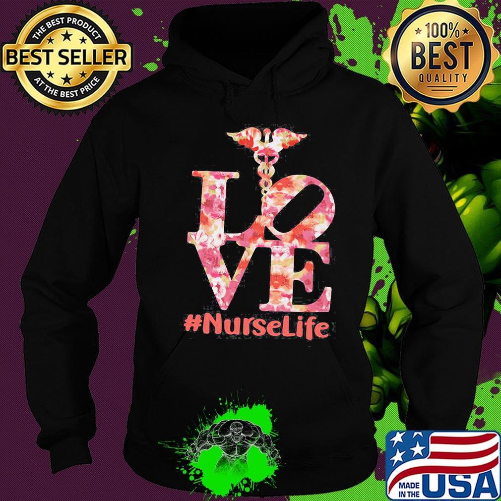 Caduceus flower love nurse life s Hoodie Caduceus flower love nurse life s Hoodie
