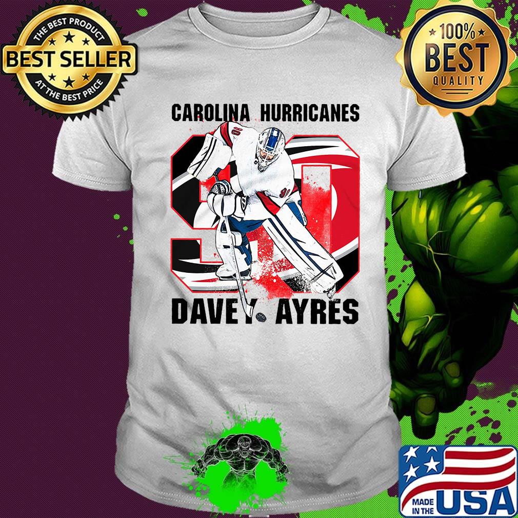 Carolina hurricanes 90 dave ayres hockey player shirt