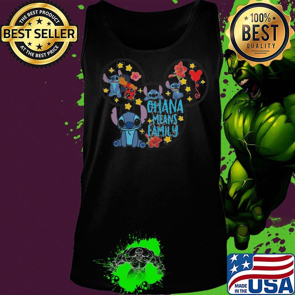 Cartoon Blue Ohana means family s Tank top Cartoon Blue Ohana means family s Tank top