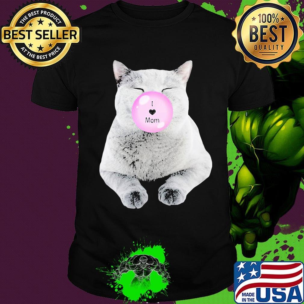 Cat I love mom shirt