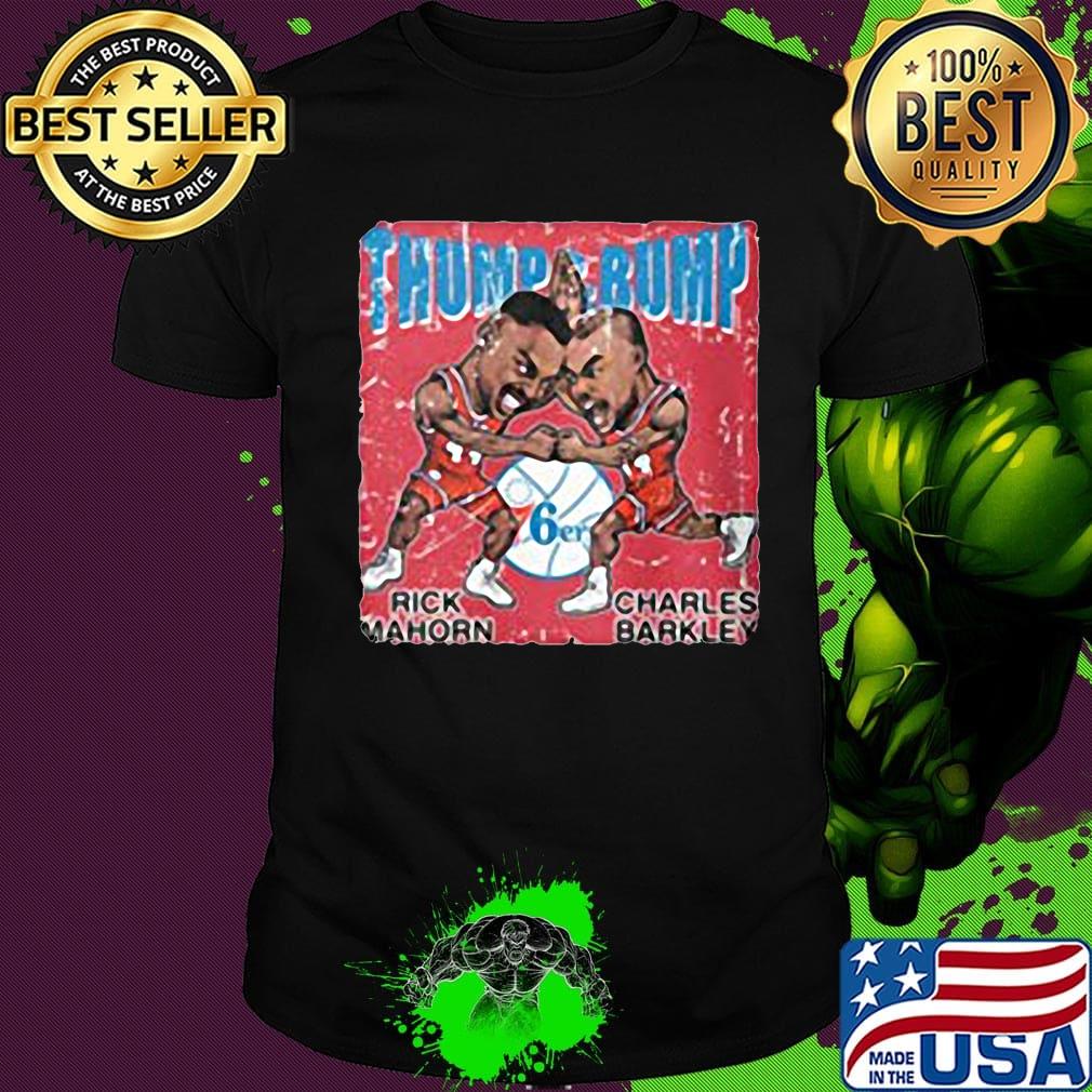 Charles barkle retro basketball worn look shirt