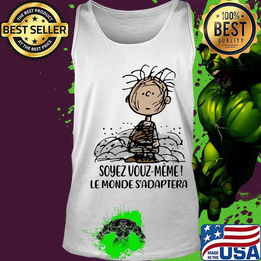 Charlie brown soyez vous meme le monde adapter s Tank top Charlie brown soyez vous meme le monde adapter s Tank top