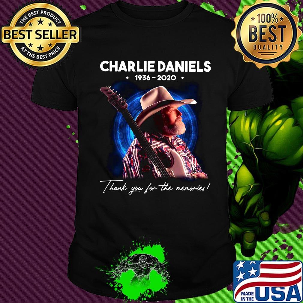 Charlie daniels 1936 2020 thank you for the memories star shirt