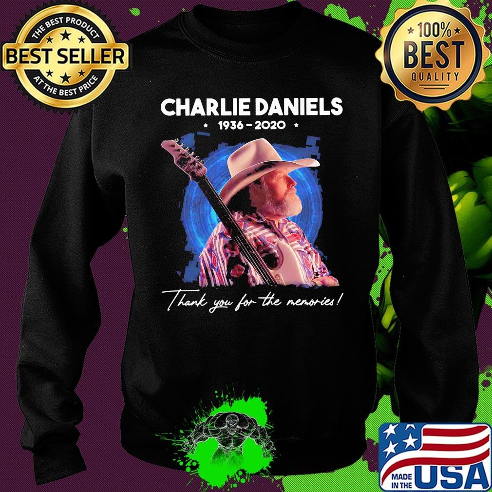 Charlie daniels 1936 2020 thank you for the memories stars s Sweater Charlie daniels 1936 2020 thank you for the memories stars s Sweater
