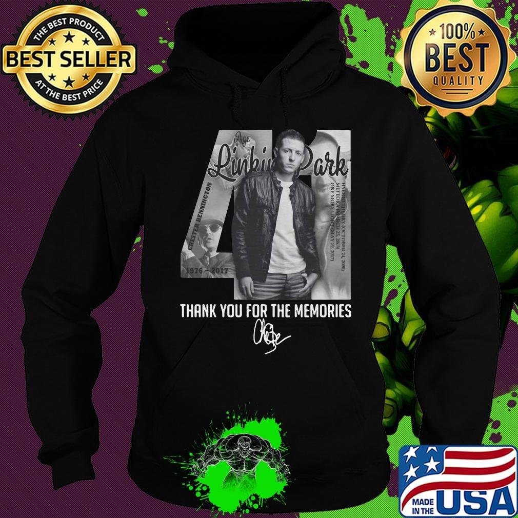 Chester bennington 41 linkin park thank you for the memories signature s Hoodie Chester bennington 41 linkin park thank you for the memories signature s Hoodie