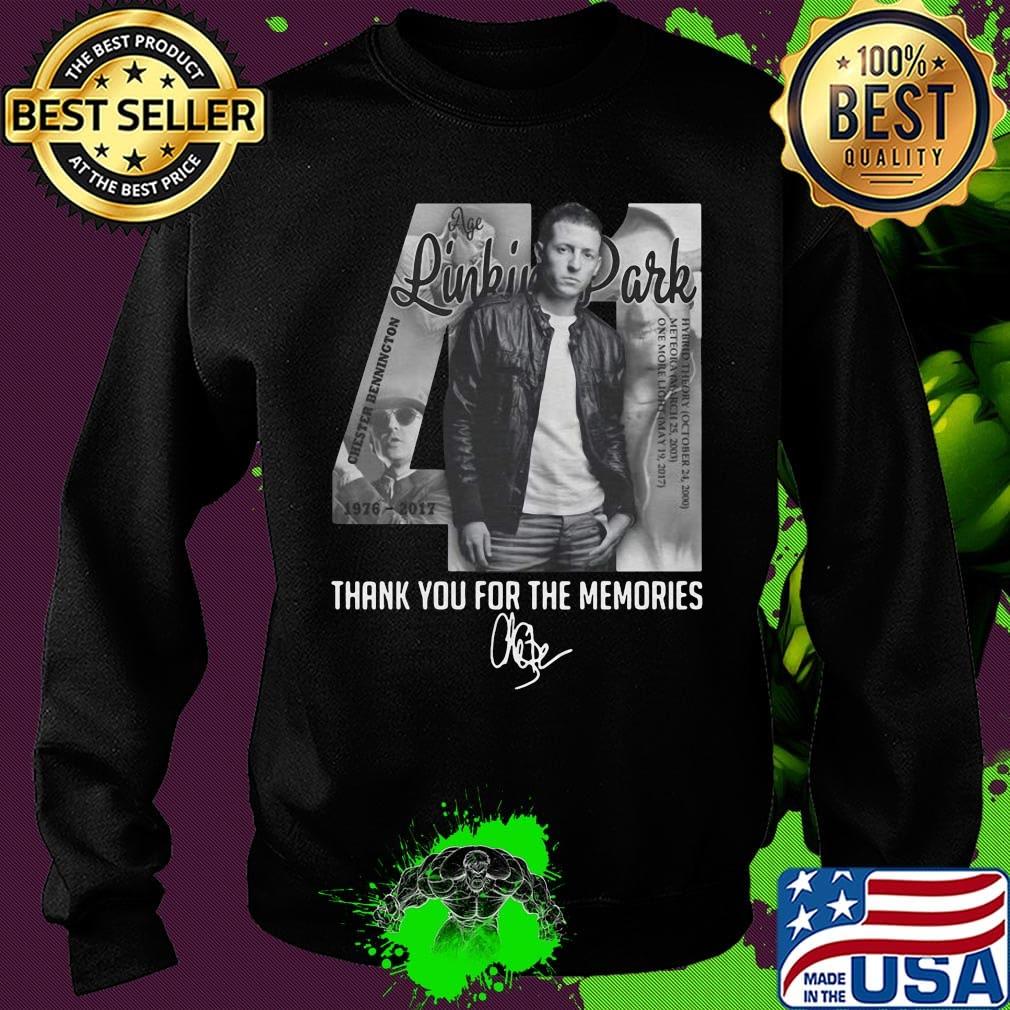 Chester bennington 41 linkin park thank you for the memories signature s Sweater Chester bennington 41 linkin park thank you for the memories signature s Sweater