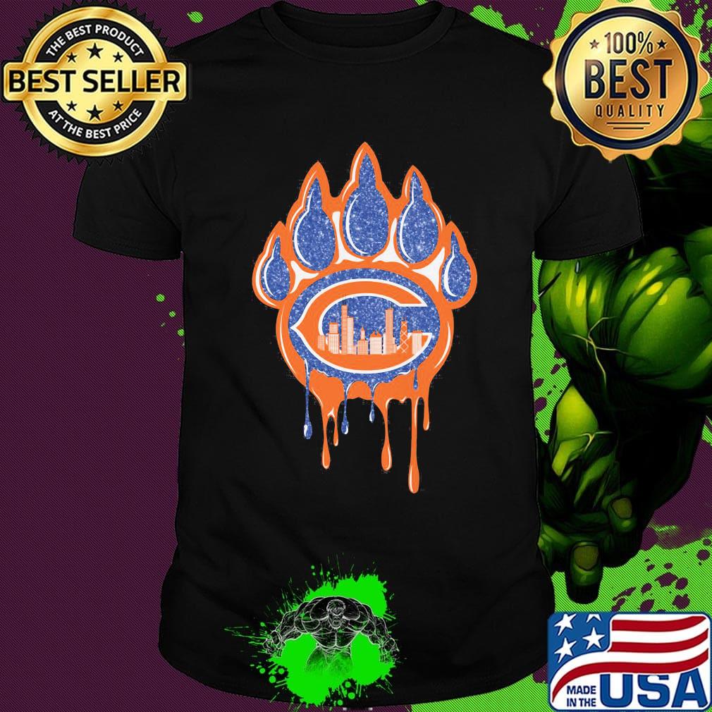 Chicago bears paw city diamond shirt Chicago bears paw city diamond shirt